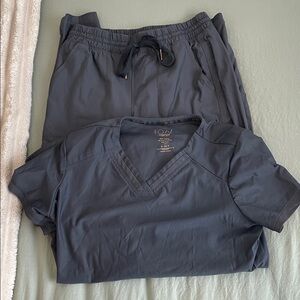 Pewter Gray Scrub Set